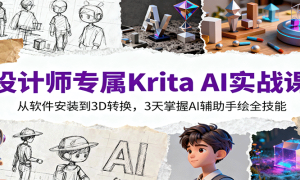 ʦרKrita AIʵսΣװ3Dת3AIֻȫ